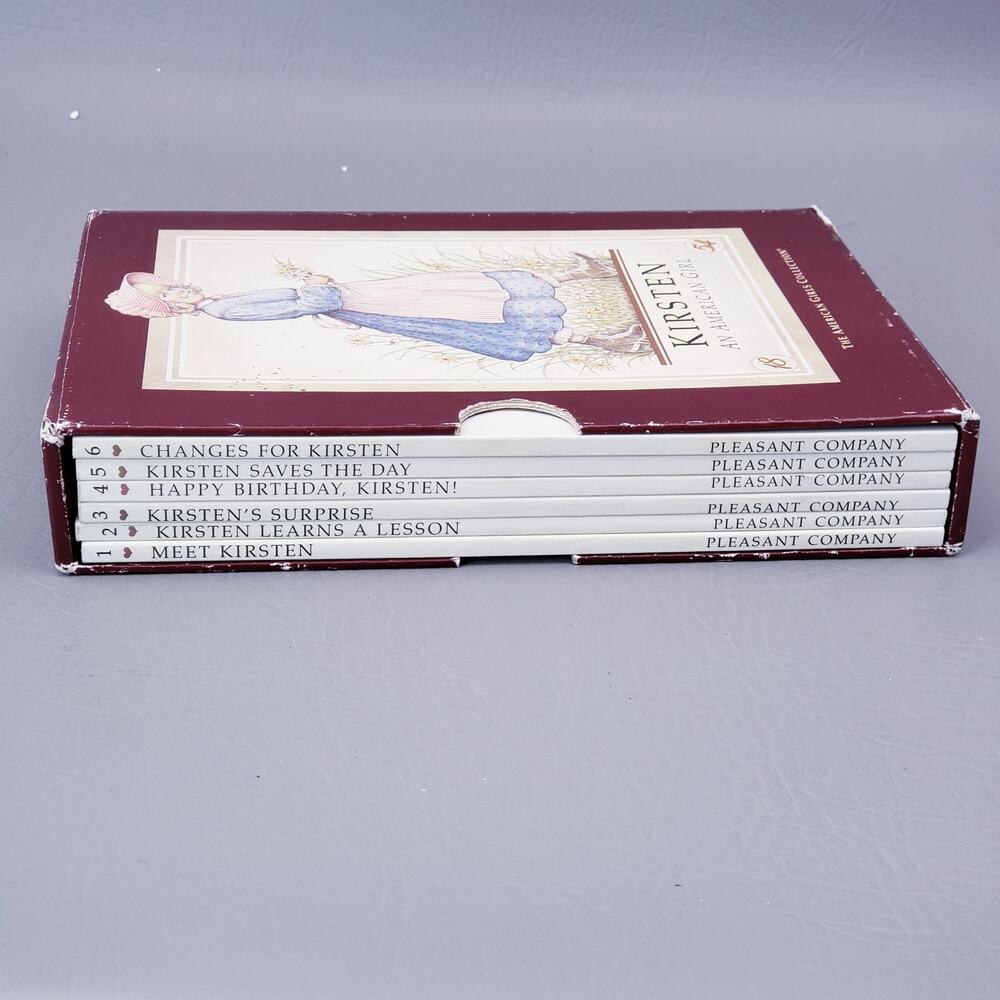Vintage 1988 American Girl Kirsten Book Box Set 1-6 Pleasant Company Complete - Picture 4 of 14